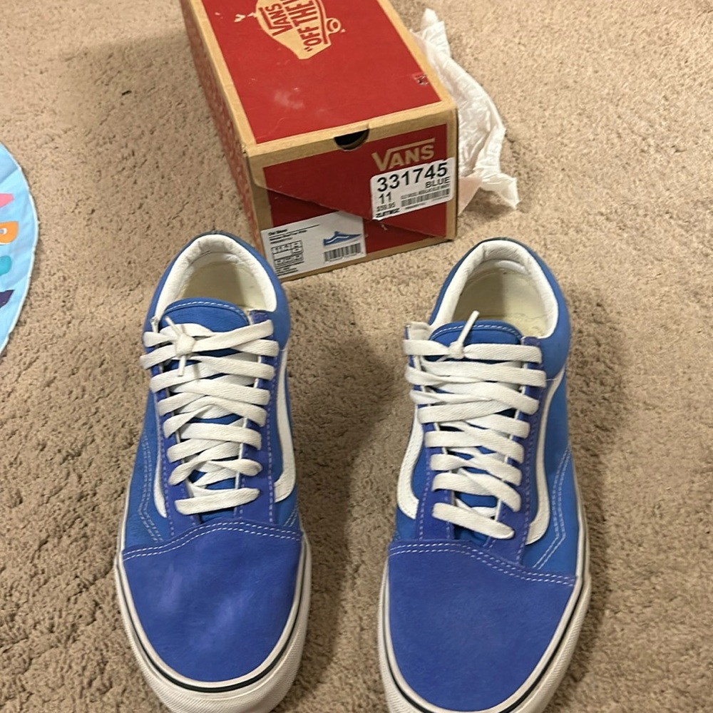 Men's size 11 "Old Skkool" Vans nebulas blie